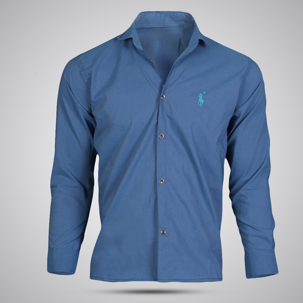 پیراهن اسپرت مدل POLO آبی